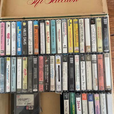 Vintage Cassette Tape Collection – Jazz, Indian Classical, Soul & More