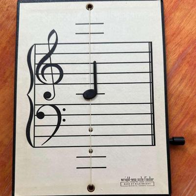 Vintage "Wright-Way Note Finder" – A Classic Music Learning Tool