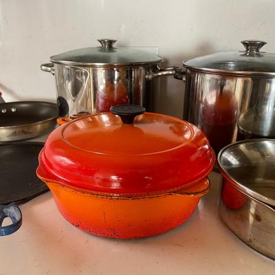 Assorted Cookware – Cast Iron, Stainless Steel & Nonstick