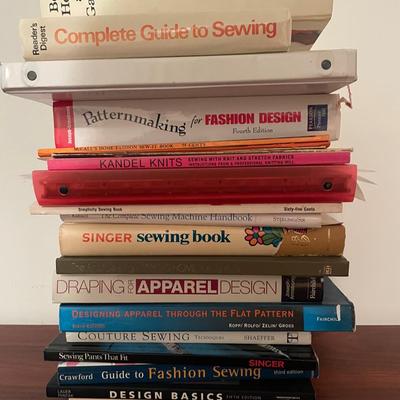 Sewing & Fashion Design Book Lot