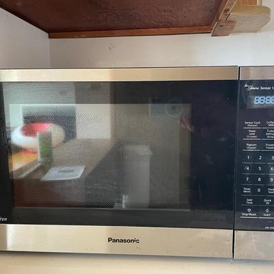 Panasonic NN-SN67K Microwave Oven, 1.2 cu.ft, Stainless Steel/Silver