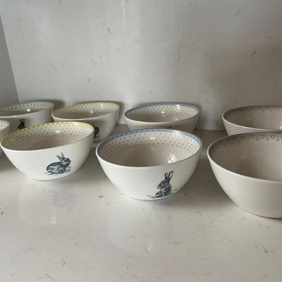 Spode Meadow Lane Cereal Bowls - Set of 8 with Original Boxes