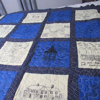 Fundraiser quilt from Bonne 
Terre elementary school