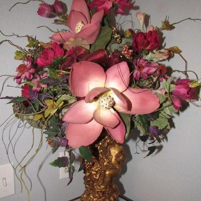 Several silk flower arrangements
