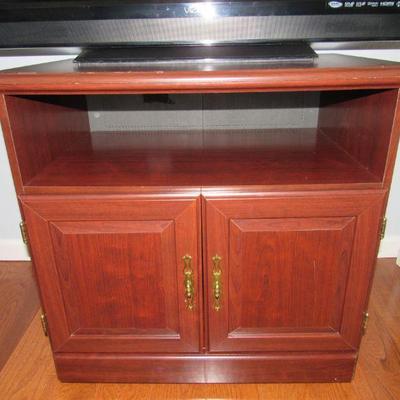 Small media cabinet