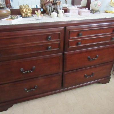 Dresser with mirror with matching nightstand available
