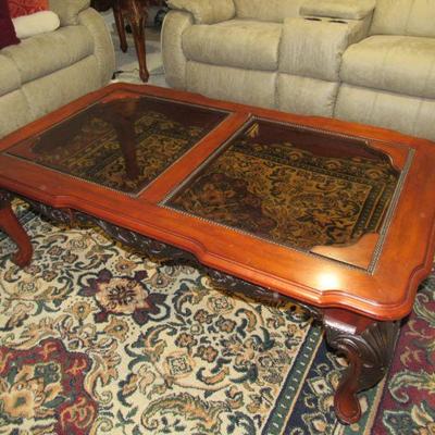 Coffee table with 2 matching end tables
