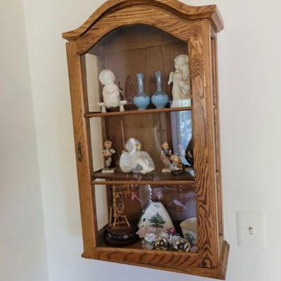 wall mounted small display cabinet