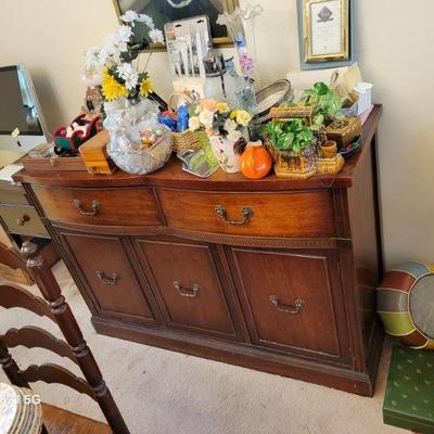 mahogany credenza, smaller size