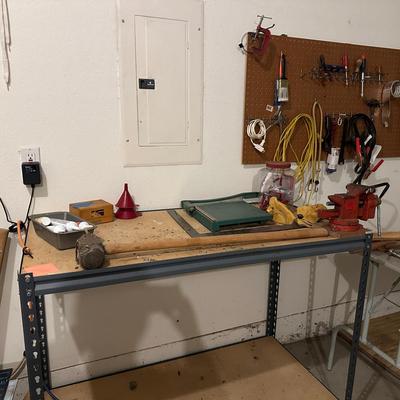 Heavy-Duty Workbench & Tool Collection – 4.5ft x 2ft