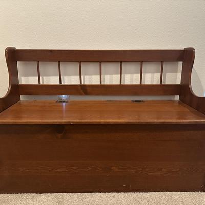 Wooden Storage Bench
