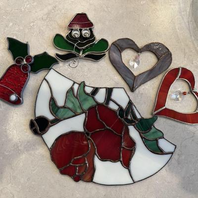 Collection of Stained Glass Pieces