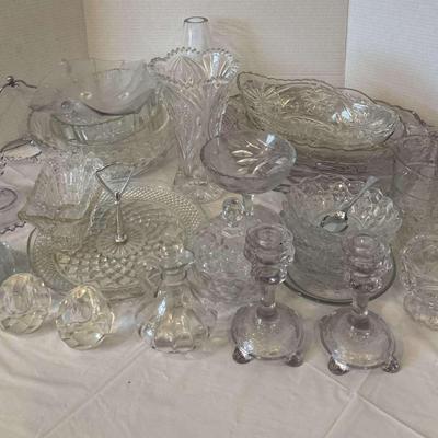 Large Collection of Crystal Pieces