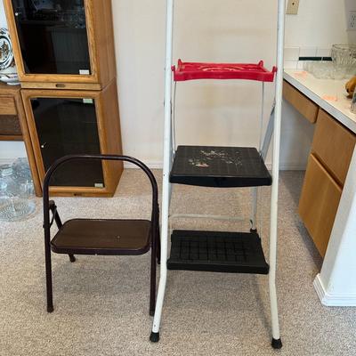 Pair of Step Stools - Small & Large