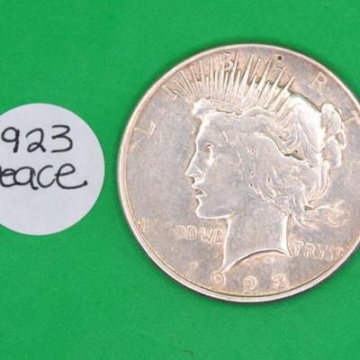 1923 Peace Dollar 