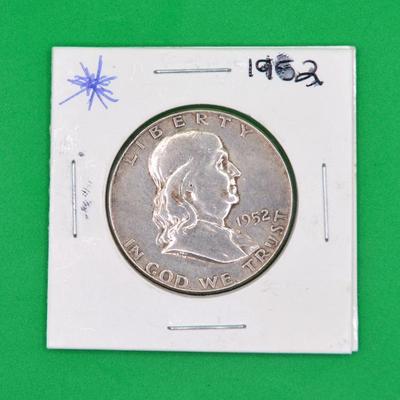 1952 Ben Franklin Half Dollar 