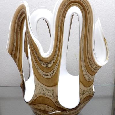 Glass Art Vase 