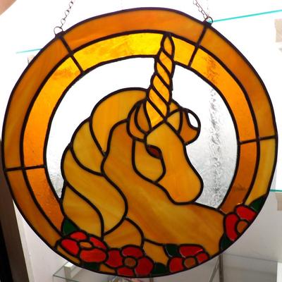 Stained Glass Unicorn 