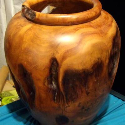 Large Carved Vase 