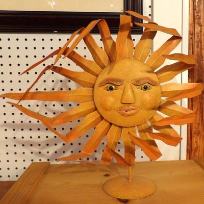 Metal Sun Decor 