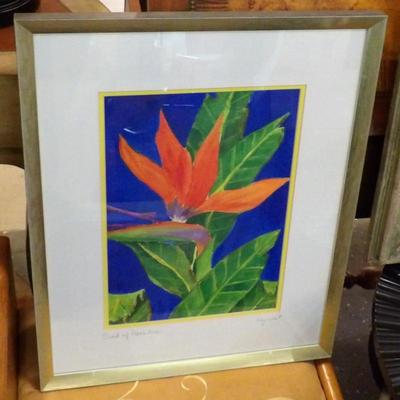 Birds of Paradise Signed Art