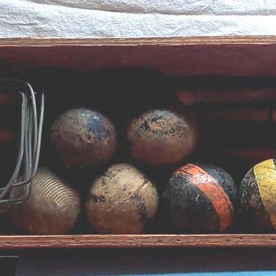 Vintage Croquet Set Game 