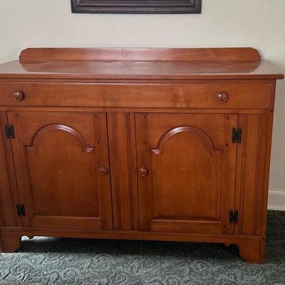 Mid Century Colonial Buffet Dovetailed Joinery
