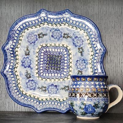 Anna Pasierbiewicz Unikat Polish Pottery 