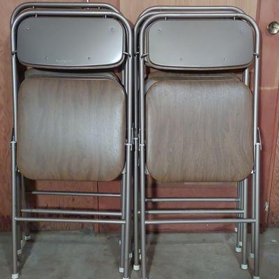 Six Samsonite Folding Chairs 