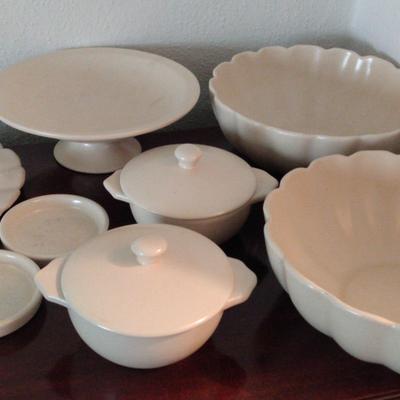Catalina Island Pottery in Warm White/Ecru