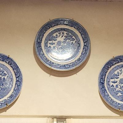 Maddock Blue Willow Pattern China 
