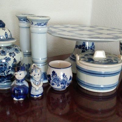 Blue and White Ceramic Decor 