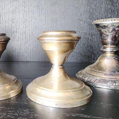Rank M. Whiting & Company Weighted  Sterling Candlesticks
