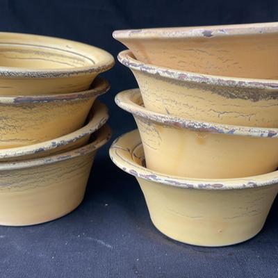 Buttery Yellow  Le Ceramiche Della Valdelsa Pottery Bowls 