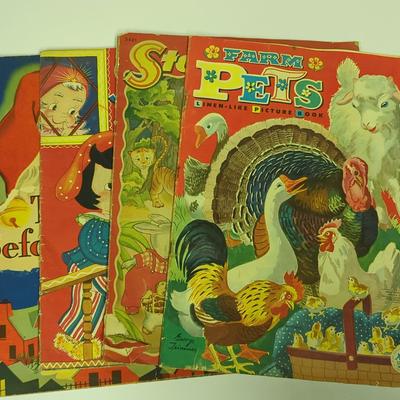 Vintage Children's  Books c. 1900's 