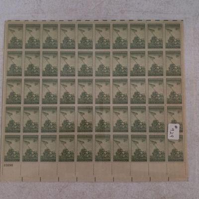 Vintage 1945 US Armed Forces: Iwo Jima #929 3¢ Stamp Mint Sheet