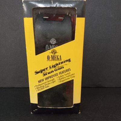 O-Mega Super Lightning 90,000v Stun Gun - In Box