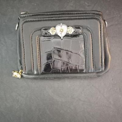 Vintage Brighton Black Leather Wallet