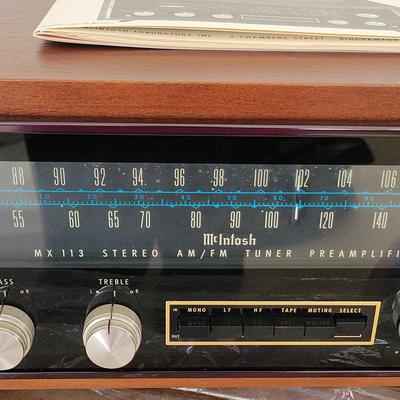 MCINTOSH MX113 FM/AM STEREO