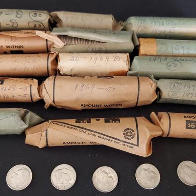 LATE 1960s-1970s DIME COLLECTION 