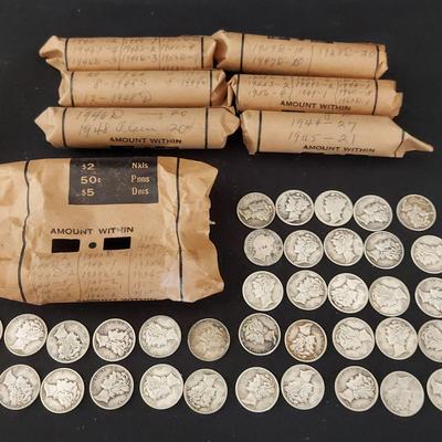 1910-1960 SILVER DIMES