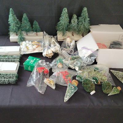 FESTIVE MINIATURE XMAS TREES & HEDGES 