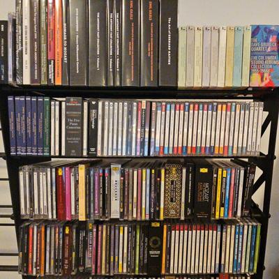 4 SHELVES OF VARIOUS MUSICAL CDS LOT#4