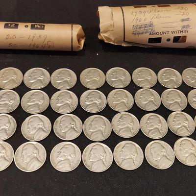 1939 AND 1960s NICKELS
