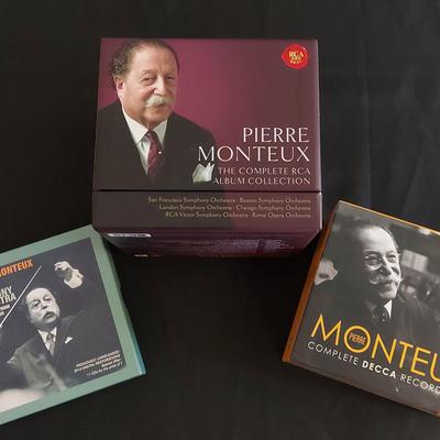 PIERRE MONTEUX CD BOX SETS- COMPLETE DECCA RECORDINGS, COMPLETE RCA ALBUM COLLECTION, AND MORE