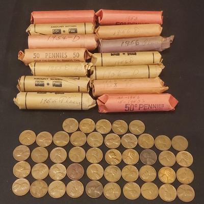 MID 1950s PENNIES 