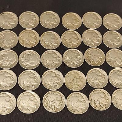 1936 INDIAN HEAD NICKELS