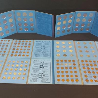 COLLECTION OF COIN FOLDERS FILLED WITH U.S.A COINS