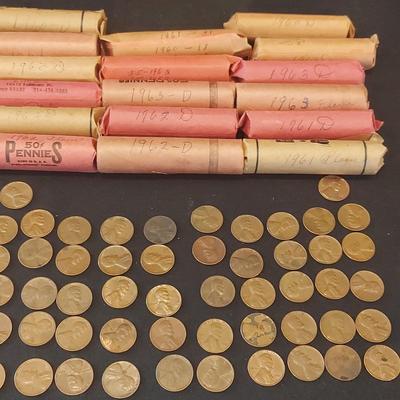 EARLY 1960s PENNIES