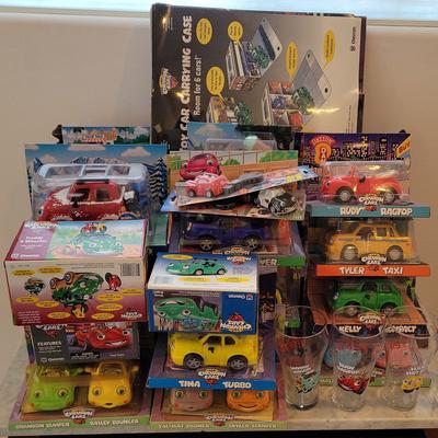 THE CHEVRON CARS - HUGE LOT  + GLASSES - OVER 30 ITEMS